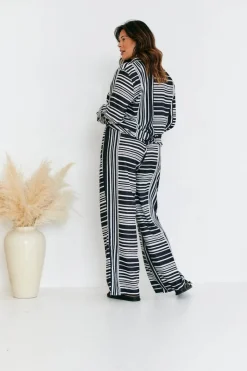 Abstract Stripe Co-Ord Trouser