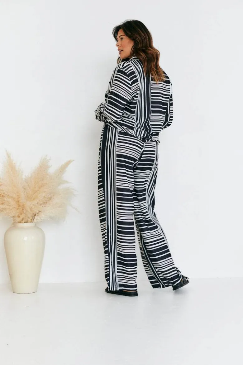 Abstract Stripe Co-Ord Trouser