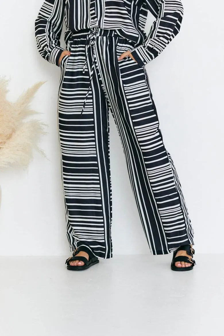Abstract Stripe Co-Ord Trouser