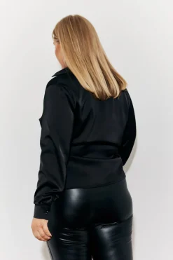 Asymmetric Button Detail Shirt