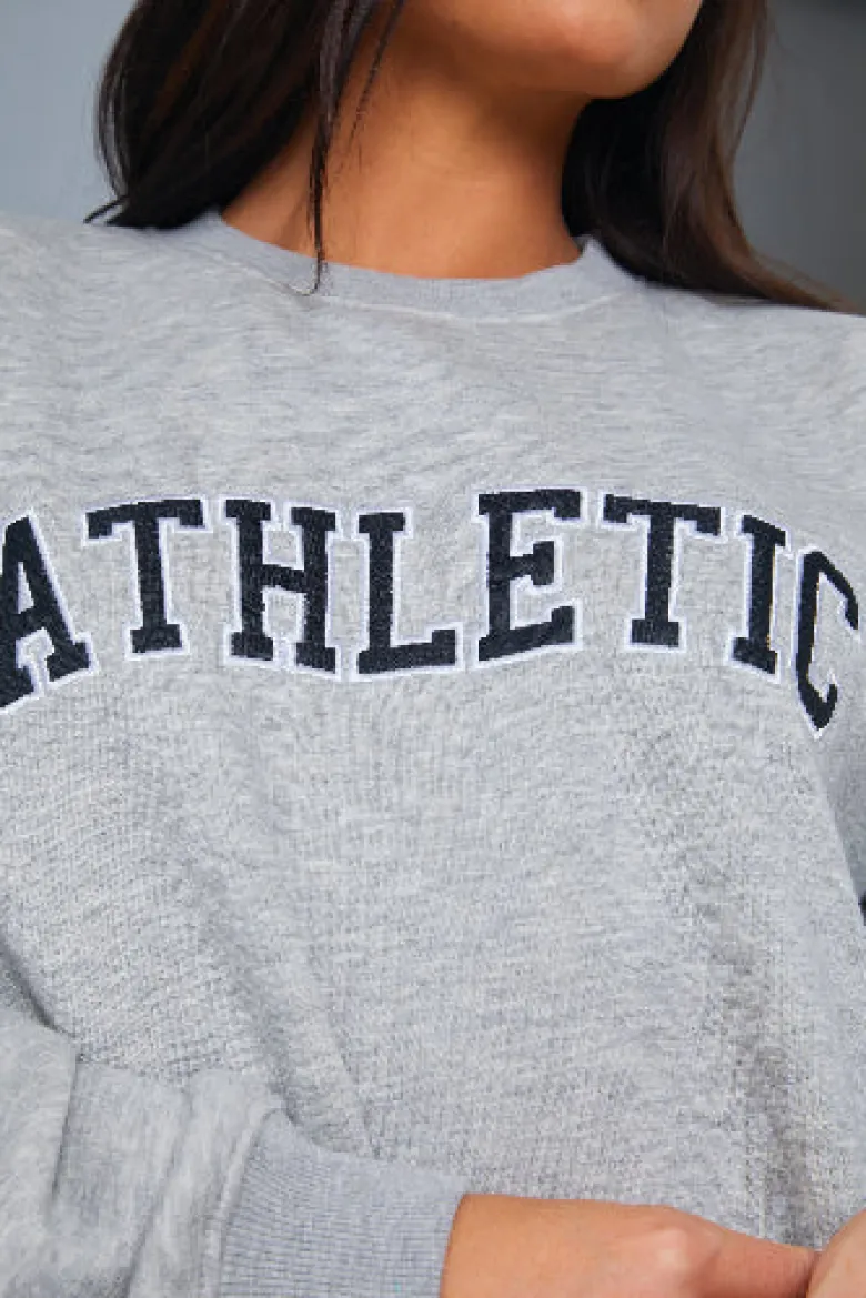 Athletic' Slogan Sweater