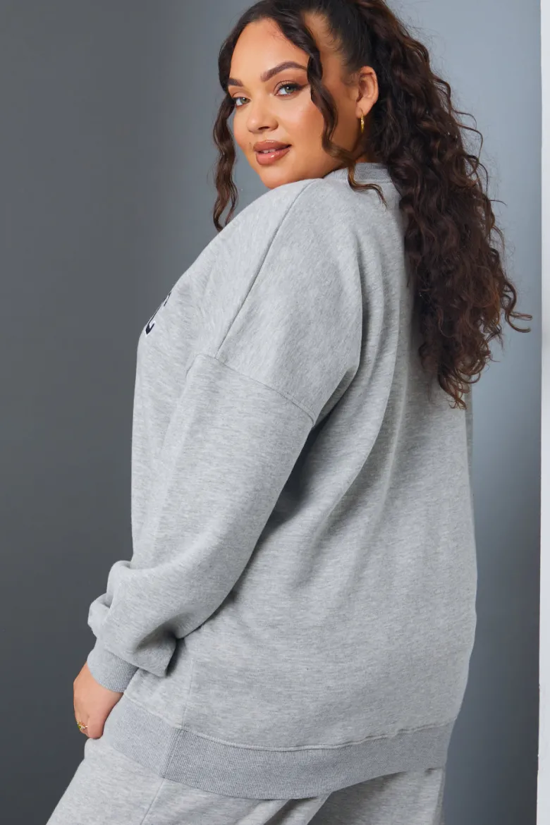 Athletic' Slogan Sweater
