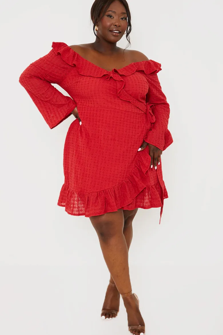 Bardot Broderie Anglaise Mini Dress