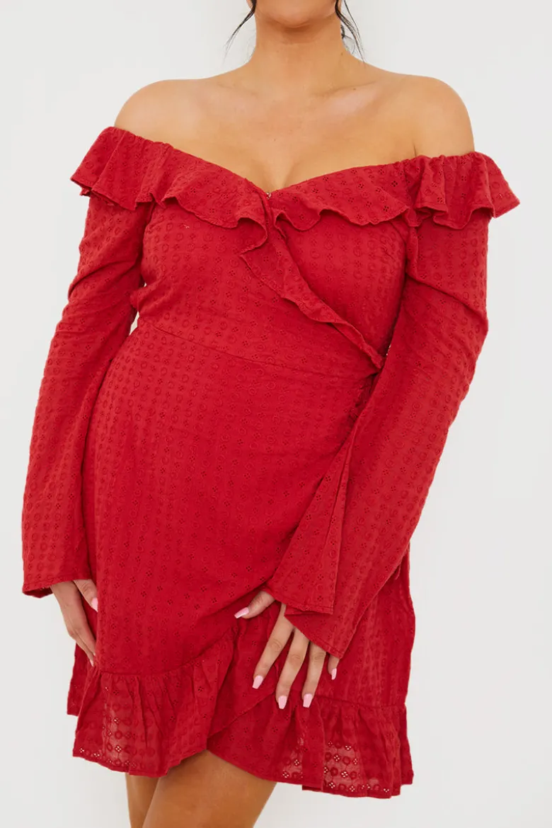 Bardot Broderie Anglaise Mini Dress