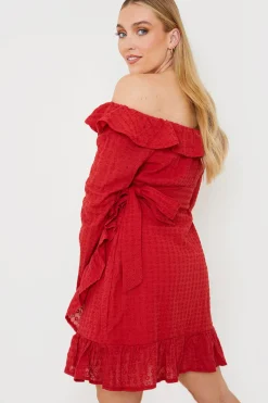 Bardot Broderie Anglaise Mini Dress