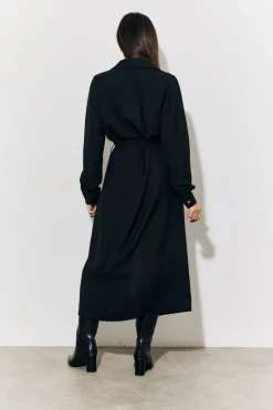 Belted Midi Shirt Dress