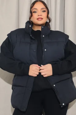 Belted Puffer Gilet