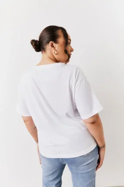 Black and White 2 Pack Slouchy V-Neck T-Shirt