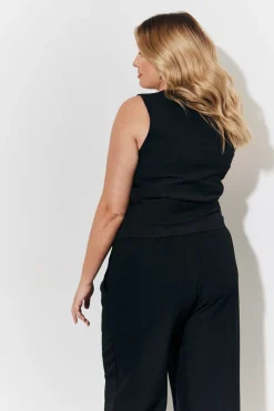 Black Embellished Waistcoat