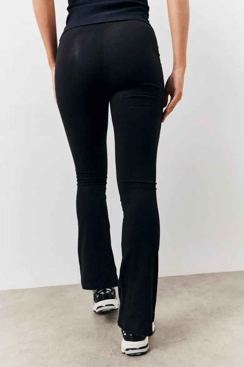 Black 2 Pack Jersey Kickflare and Legging