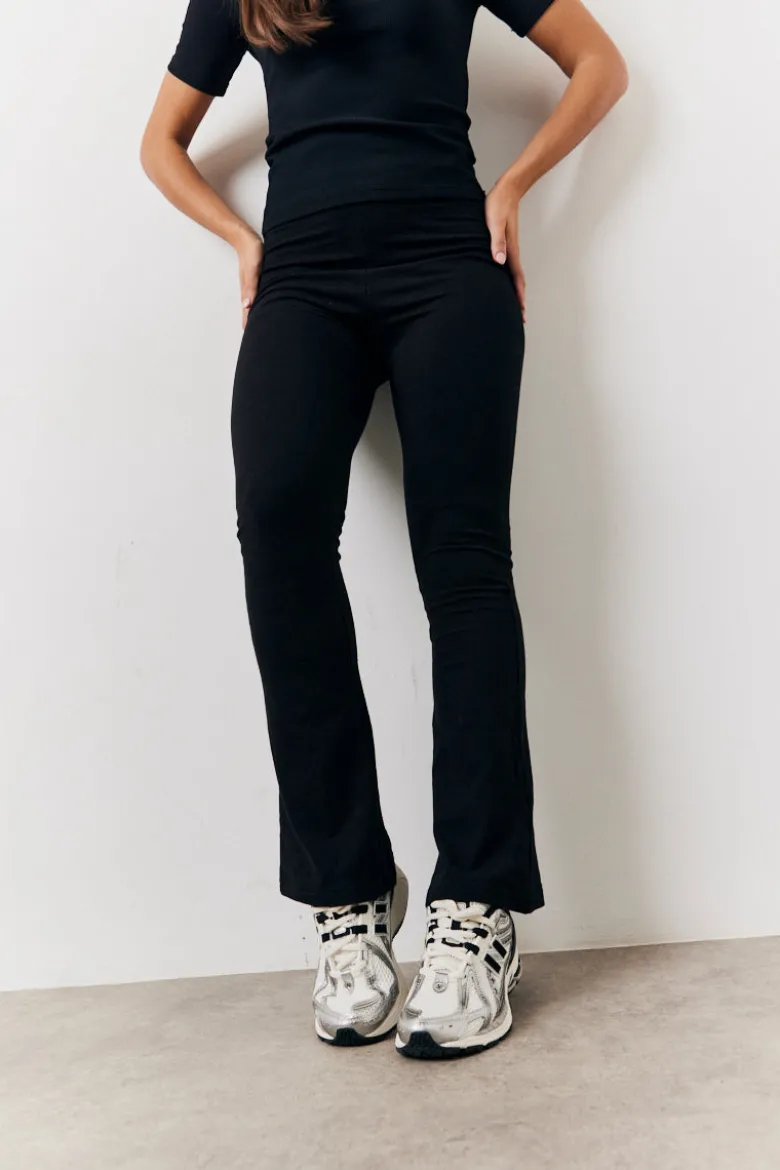 Black 2 Pack Jersey Kickflare and Legging