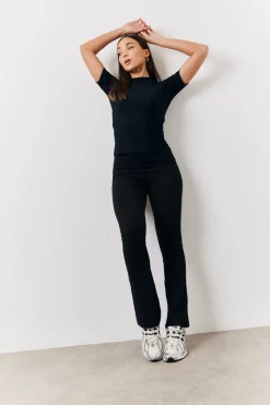 Black 2 Pack Jersey Kickflare and Legging