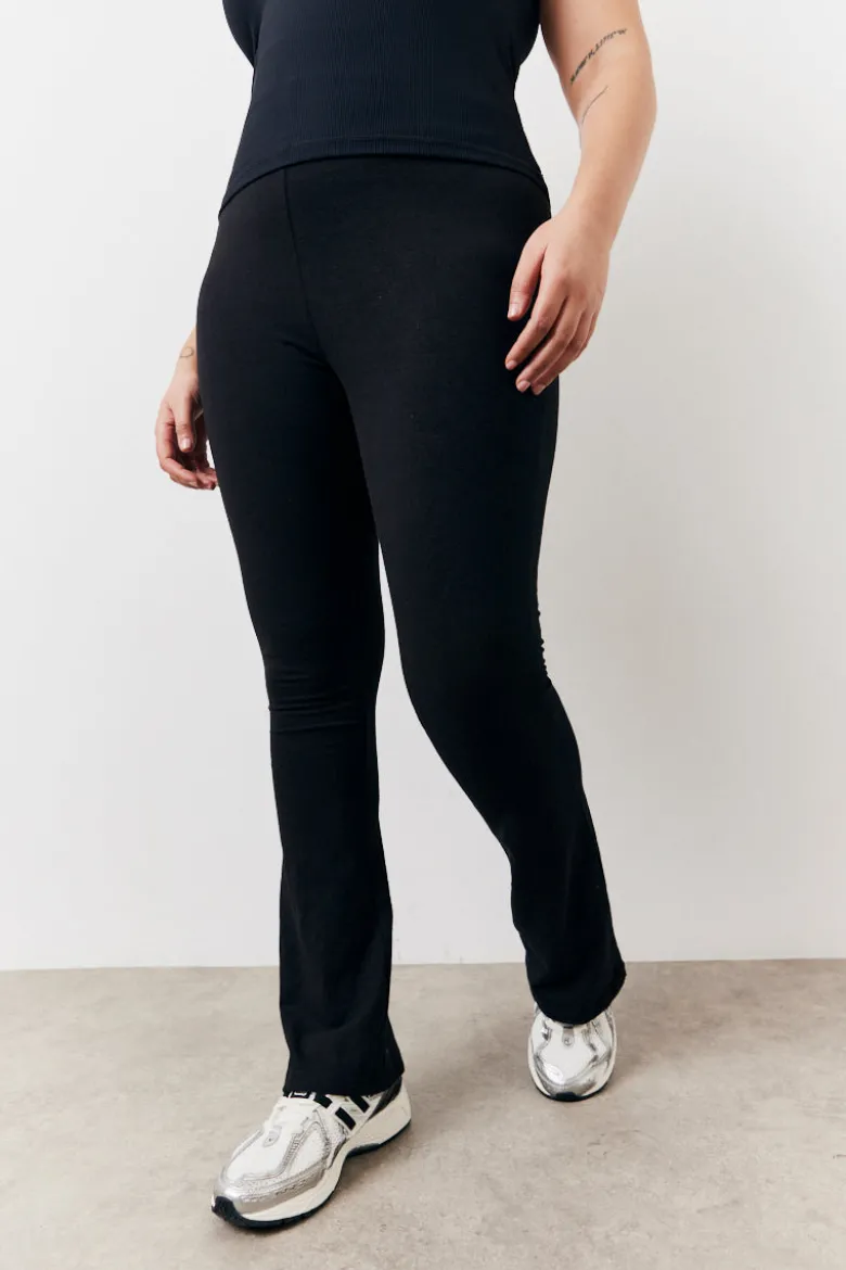 Black 2 Pack Jersey Kickflare and Legging