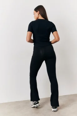 Black 2 Pack Jersey Kickflare and Legging