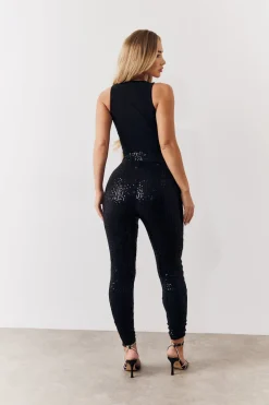 Black Premium Sequin Leggings