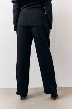 Black Tailored High Waist Trouser