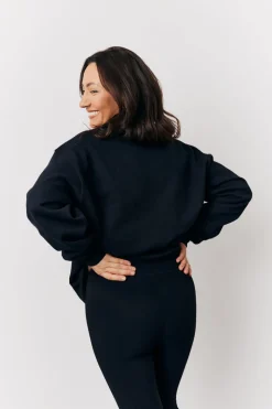 Black Team Bride Slogan Sweatshirt