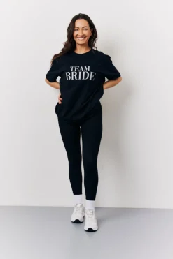 Black Team Bride Slogan T-Shirt