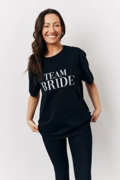 Black Team Bride Slogan T-Shirt