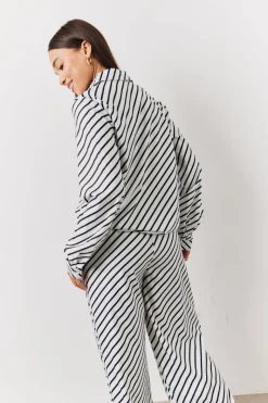 Black & White Striped Shirt