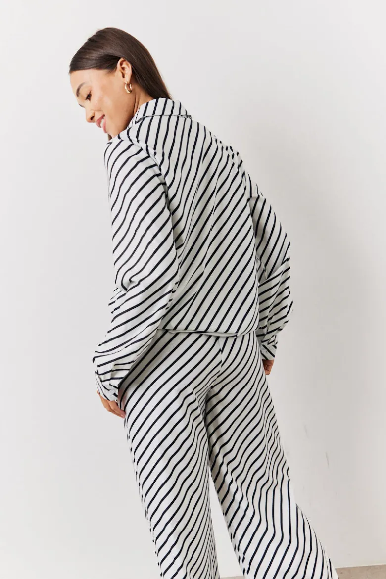 Black & White Striped Shirt