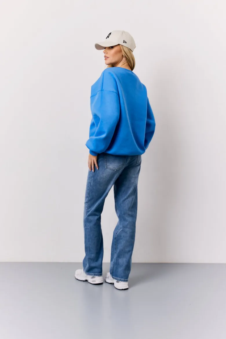 Blue Borg Graphic Sweater