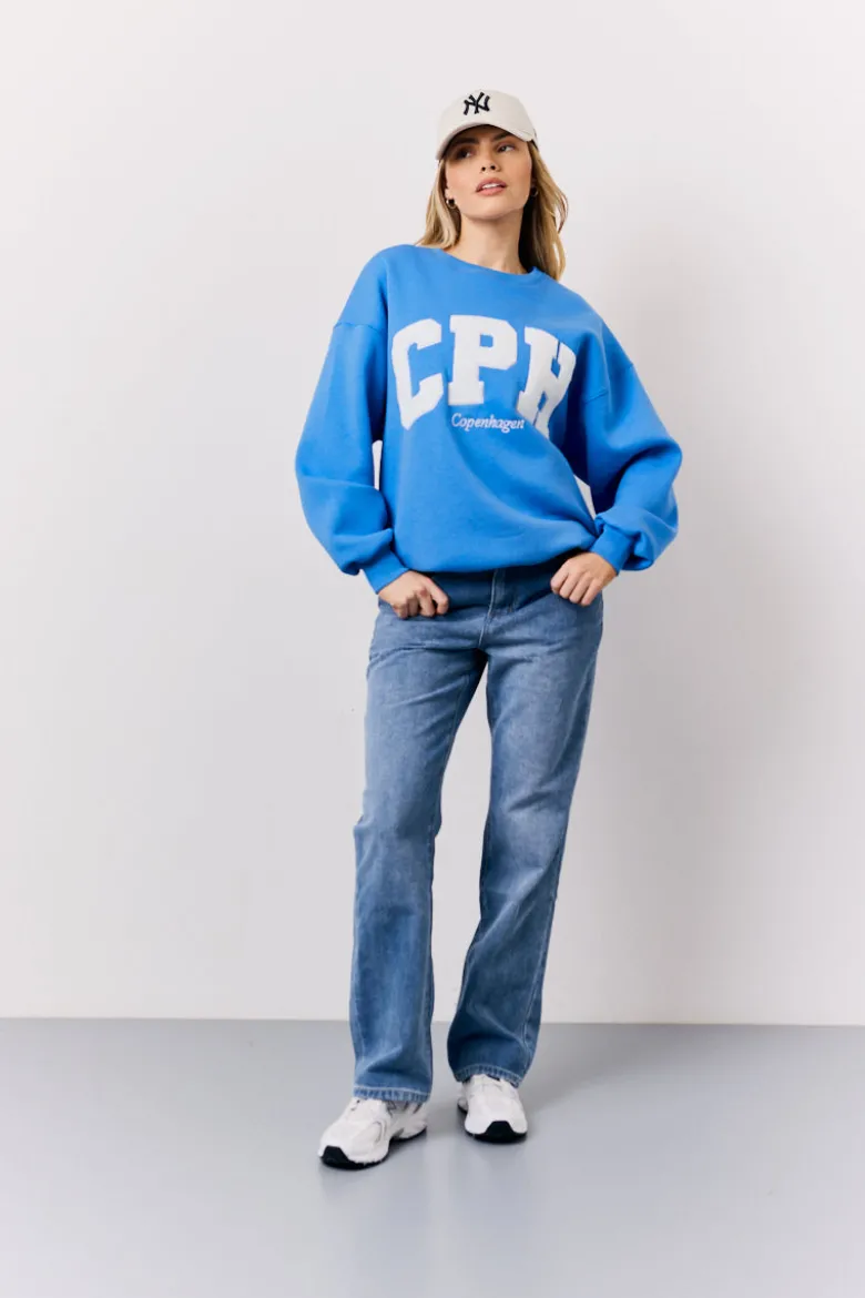 Blue Borg Graphic Sweater