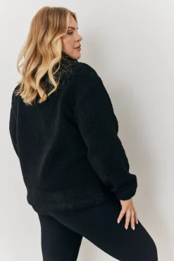 Borg Jacket With Pocket Detail