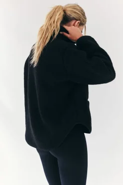 Borg Lined Half Zip Up Fleece