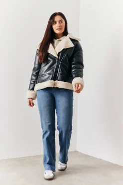 Borg Trim Aviator Jacket