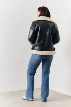 Borg Trim Aviator Jacket