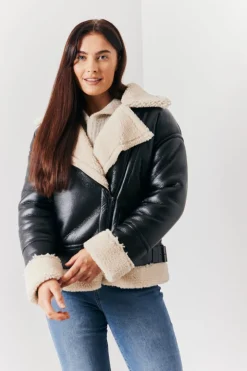 Borg Trim Aviator Jacket