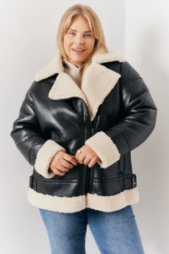 Borg Trim Aviator Jacket