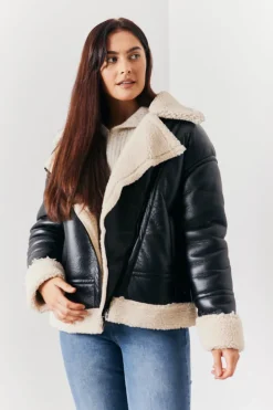 Borg Trim Aviator Jacket