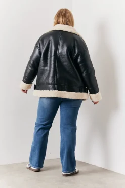Borg Trim Aviator Jacket