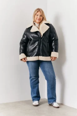 Borg Trim Aviator Jacket
