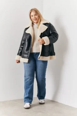 Borg Trim Aviator Jacket