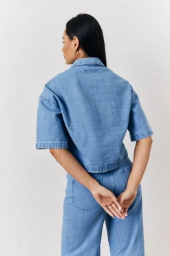 Boxy Denim Shirt
