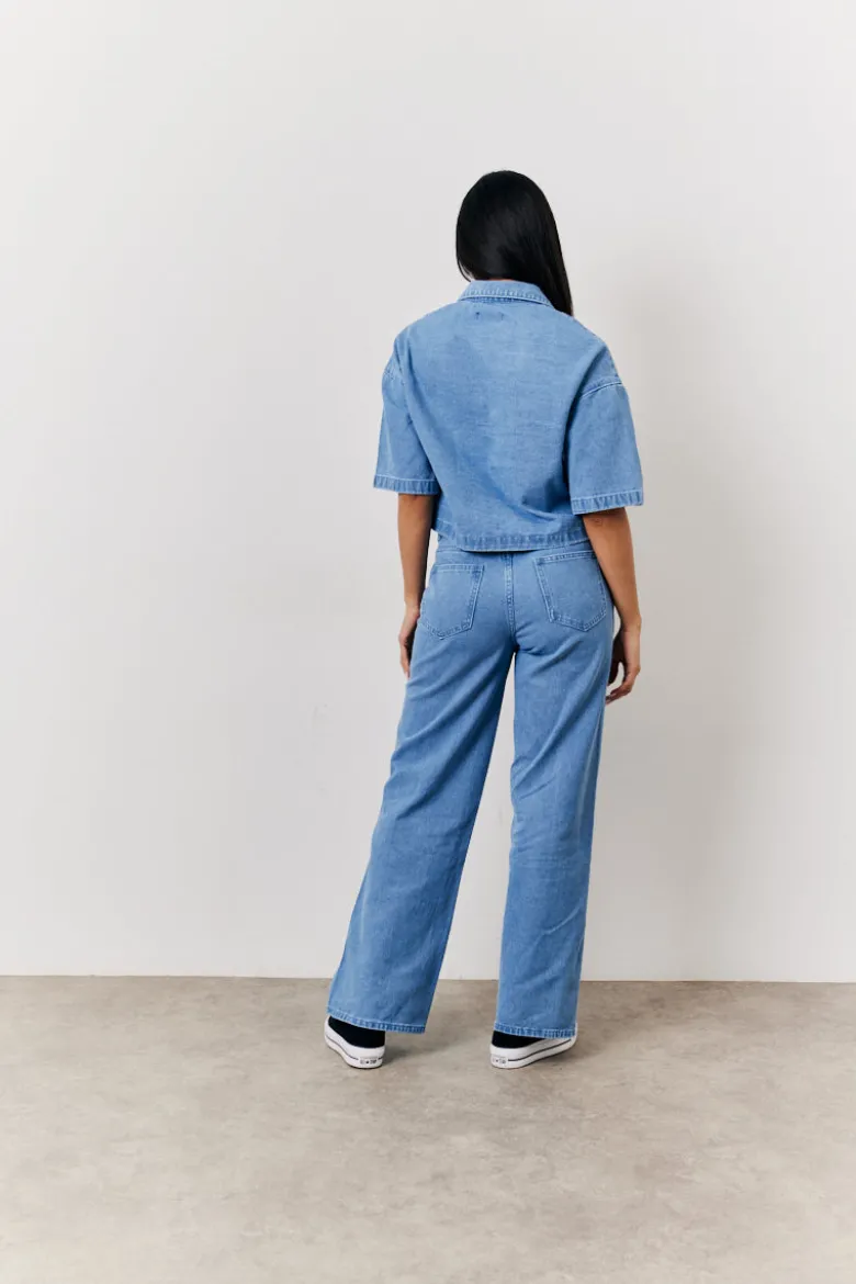 Boxy Denim Shirt