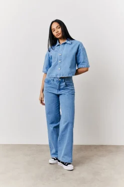 Boxy Denim Shirt