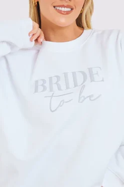 Bride to Be Crew Slogan Sweatshirt