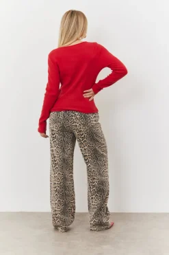 Brushed Rib Asymmetric Top