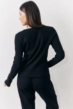 Brushed Rib Co Ord Cardigan
