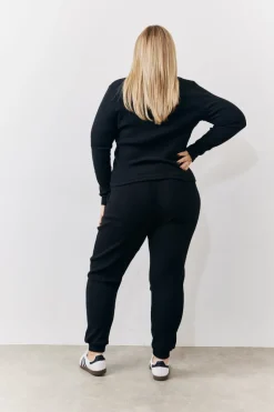 Brushed Rib Co Ord Slim Joggers