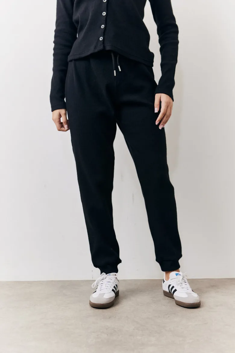 Brushed Rib Co Ord Slim Joggers