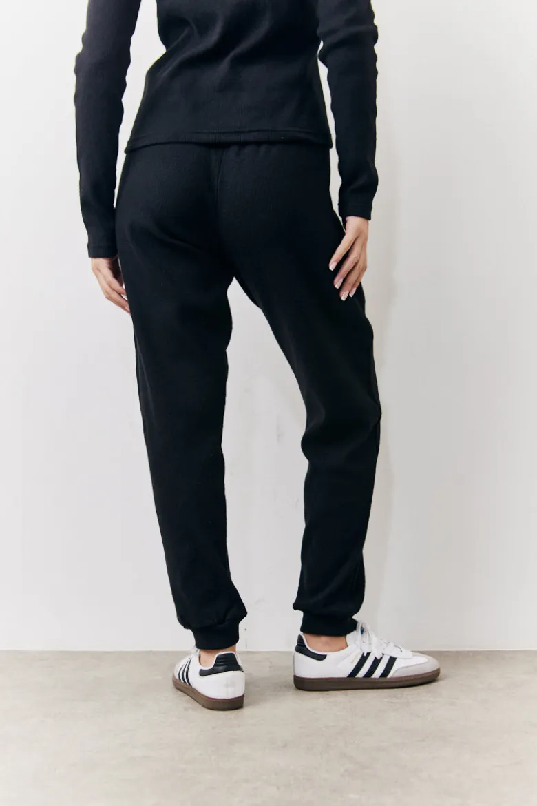 Brushed Rib Co Ord Slim Joggers