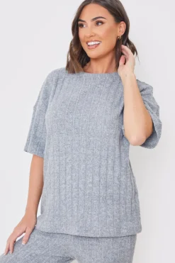 Brushed Rib T Shirt