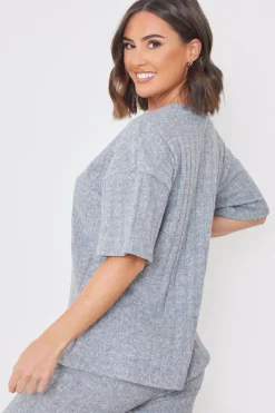 Brushed Rib T Shirt