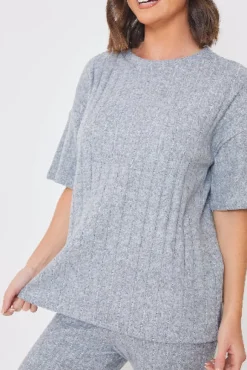 Brushed Rib T Shirt