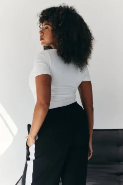Built In Bra Sculpt & Control Short Sleeve Bodysuit